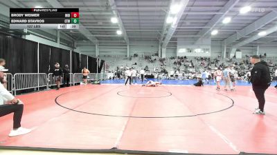 127 lbs Rr Rnd 1 - Brody Weimer, Indiana Outlaws Gold vs Edward Stavros, CTWHALE
