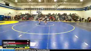 182 lbs Champ. Round 1 - Kasey Erickson, Okanogan vs Clinton Garnick, Royal