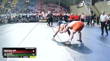 285 lbs 2nd Wrestleback (16 Team) - Braydon Erb, Indiana Tech vs Kc Buday, Providence (Mont.)