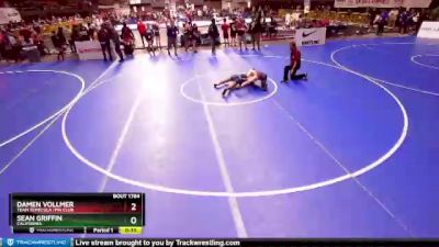 136 lbs Semifinal - Damen Vollmer, Team Temecula /Pin Club vs Sean Griffin, California