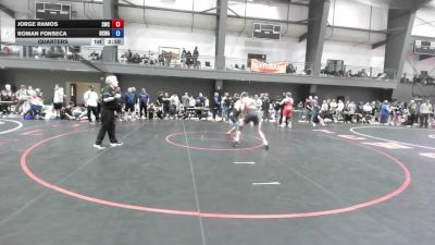 120 lbs Cons. Rd Of 16 - Jorge Ramos, Silverback Wrestling Club vs Roman Fonseca, DCWA