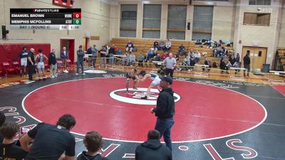 157 lbs Day 1 (round 4) - Emanuel Brown, West Seneca W/E vs Memphis McFollins, Attica-Batavia