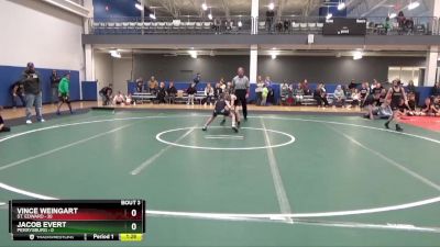 70 lbs Round 1 (6 Team) - Vince Weingart, St. Edward vs Jacob Evert, Perrysburg