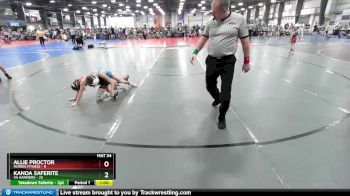 68 lbs Rd# 9- 2:15pm Saturday Final Pool - Allie Proctor, Morris Fitness vs Kanoa Saferite, VA Hammers