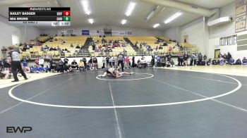 135 lbs Rr Rnd 3 - Bailey Badger, Bentonville Girls vs Mia Bruns, Sand Springs Girls