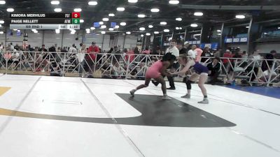 114 lbs Rr Rnd 1 - Kimora Mervilus, 757 Sirens Blue - HSG vs Paige Nellett, Athena Wrestling Purple - HSG