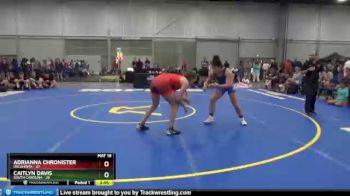 144 lbs 2nd Wrestleback (8 Team) - Adrianna Chronister, Oklahoma vs Caitlyn Davis, South Carolina