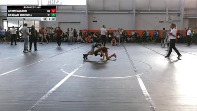 72 lbs Round 2 (6 Team) - Gavin Saxton, Ohio Gold vs Graham Mitchell, Killter Elite