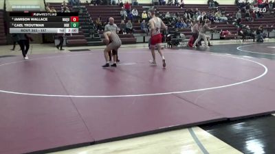 157 lbs Cons. Semi - Cael Troutman, Independence vs Jamison Wallace, Maquoketa