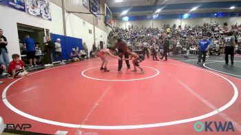 80 lbs Rr Rnd 4 - Evelyn Boren, Verdigris Youth Wrestling vs Cole Fletcher, Raw Wrestling Club