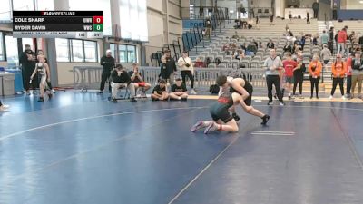 140 lbs Cons. Rd Of 16 - Cole Sharp, Uintah Wrestling vs Ryder Davis, Warrior Wrestling Club