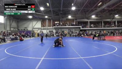 174 lbs Cons. Round 4 - Max Sokolski, Augsburg vs Mike Slade, Wartburg