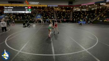 105 lbs Cons. Round 3 - Lila Bihun, Iowa City West vs Ava Osorio, Fort Dodge