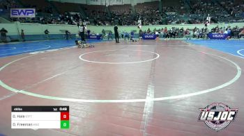 46 lbs Round Of 32 - Grayson Hale, Standfast vs Daxten Freeman, Keystone Wrestling Club