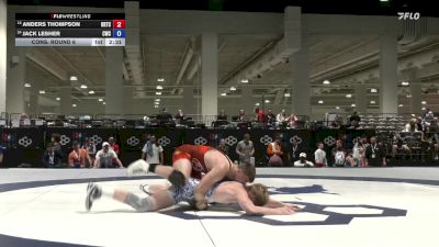 86 lbs Cons. Round 6 - Anders Thompson, Oklahoma Regional Training Center vs Jack Lesher, Cavalier Wrestling Club