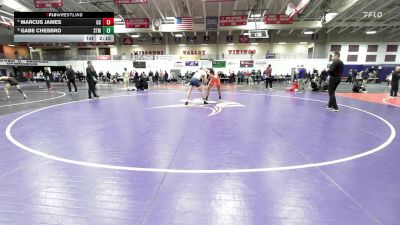 197 lbs Semifinal - Gabe Chesbro, University Of Saint Mary (KS) vs Marcus James, Georgetown (KY)