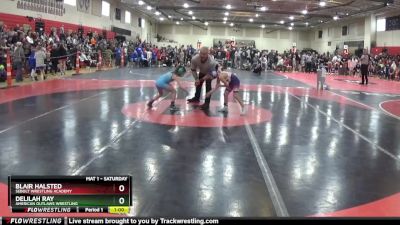 65 lbs Round 1 - Blair Halsted, Sebolt Wrestling Academy vs Delilah Ray, American Outlaws Wrestling