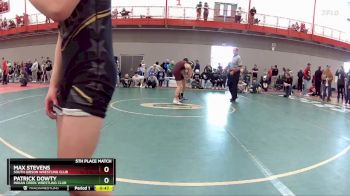 113 lbs 5th Place Match - Max Stevens, South Gibson Wrestling Club vs Patrick Dowty, Indian Creek Wrestling Club