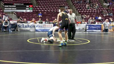 133 lbs Consi 3 - Evan Tolliver, Ringgold vs Brayden Sigle, Downingtown West