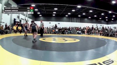209 lbs Semis & 1st Wrestleback (8 Team) - Dominic Airoldi, Olympia vs Tucker Croutch, Junior Terps Xtreme