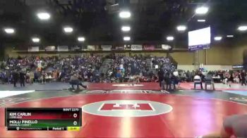 161 lbs Quarterfinal - Molli Pinello, Douglas County vs Kim Carlin, Loveland