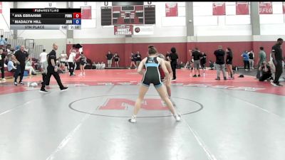 122 lbs 5th Place - Ava Ebrahimi, Poway Wrestling vs Madalyn Hill, Journeymen WC