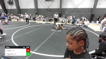 70 lbs Final - Zanyah Keys, Team Aggression vs Timothy Aguirre, Ford Dynasty WC