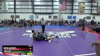 157 lbs Semis & 1st Wb (8 Team) - Colin Jackson, RED LION WRESTLING CLUB vs Orin Lee, EAST CAROLINA WRESTLING ACADEMY