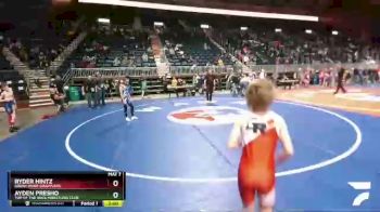 78 lbs Champ. Round 1 - Ryder Hintz, Green River Grapplers vs Ayden Presho, Top Of The Rock Wrestling Club