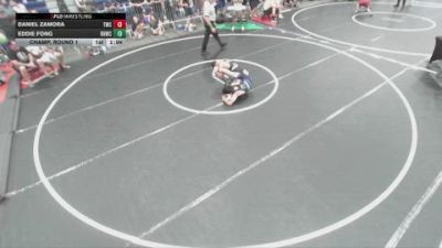 120 lbs Champ. Round 1 - Daniel Zamora, Threshold Wrestling Club vs Eddie Fong, Rough House Wrestling Club