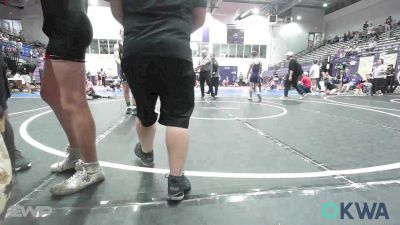 120 lbs Final - Wyatt Callaham, Mannford Pirate Youth Wrestling vs Tracker Smith, Salina Wrestling Club