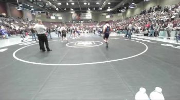 2A 215 lbs Champ. Round 1 - Beau Jackson, South Summit vs Damien Liest, Utah Military Academy Hillfield