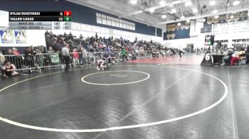 113 lbs Cons. Round 4 - Dylan Duszynski, Orange Lutheran vs Vallen Casas, Sonora (La Habra)
