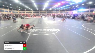 145 lbs Rr Rnd 2 - Olivia Faust, Red Wave WC vs Annette Preston, Live Training