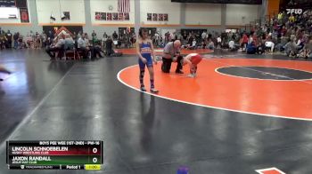 PW-16 lbs Round 2 - Jaxon Randall, Jesup Mat Club vs Lincoln Schnoebelen, Husky Wrestling Club