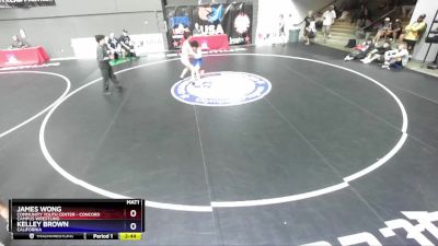 113 lbs Champ. Round 1 - James Wong, Community Youth Center - Concord Campus Wrestling vs Kelley Brown, California
