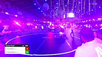 123 lbs Quarterfinal - Kelty Kynaston, Chain Wrestling vs Zoe Chamberlin, Chatfield WC