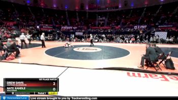 2A 113 lbs 1st Place Match - Drew Davis, Chatham (Glenwood) vs Nate Randle, Wauconda