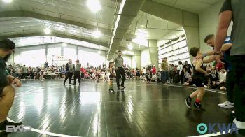 52 lbs Round Of 16 - Wyatt Barnes, Raw Wrestling Club vs Malaki Rankin, Coweta Tiger Wrestling