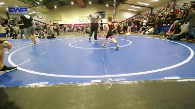 43 lbs Round Of 16 - Hudson Teel, Sperry Wrestling Club vs Tucker Wishard, Claremore Youth Wrestling