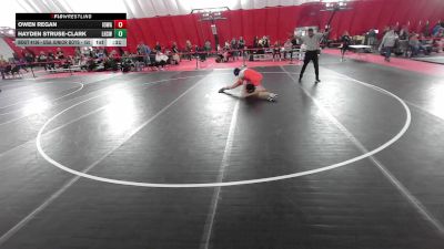 USA Junior Boys - 150 lbs Cons. Round 2 - Owen Regan, Iowa vs Hayden Struse-Clark, Lodi High School Wrestling