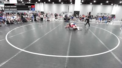 190 lbs Elijah Mathis, Kansas Red vs Kane Rosario, Texas