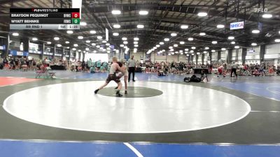 138 lbs Rr Rnd 1 - Braydon Pequinot, Buffalo Valley Black vs Wyatt Behnke, Fight Barn WC