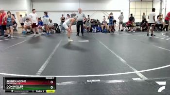 120 lbs Round 1 (4 Team) - Dom Holler, Este Built Gold vs Jayden Acomb, Hammer WC