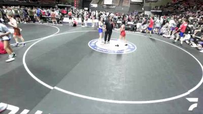 130 lbs Mia Hooper, LAWA - Los Angles Wrestling Association vs Alexa Rangel, SJWA - San Joaquin Wrestling Association