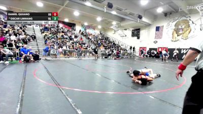 175 lbs Champ. Round 2 - Daniel Quijano, Highland vs Oscar Linwang, Valencia/Placentia