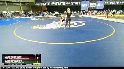 84 lbs Quarterfinal - Darien Prescott, Scrap Yard Garage Wrestling vs Wade Ahrendsen, Cle Elum Mat Miners Wrestling Club