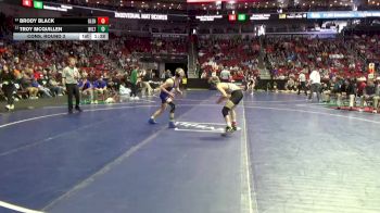 2A-120 lbs Cons. Round 3 - Troy McQuillen, Wilton vs Brody Black, Glenwood