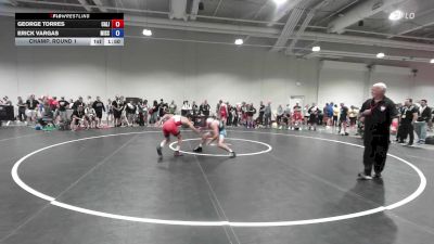 Masters A FS - 62 lbs Champ. Round 1 - George Torres, California vs Erick Vargas, Missouri