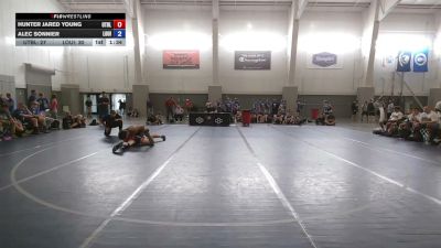 138 lbs Hunter Jared Young, Utah Black vs Alec Sonnier, Louisiana